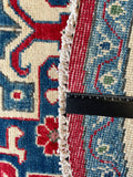 26642 - Kazak Hand-Knotted/Handmade Afghan Tribal/Nomadic Authentic/Size: 5'7" x 5'6"