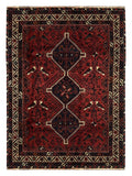 27421- Shiraz Persian Hand-knotted/Authentic/Traditional Nomadic/Tribal / Size: 9'0" x 6'6"/275cm x 198cm