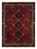 27421- Shiraz Persian Hand-knotted/Authentic/Traditional Nomadic/Tribal / Size: 9'0" x 6'6"/275cm x 198cm