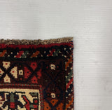 27417- Shiraz Persian Hand-knotted/Authentic/Traditional Nomadic/Tribal / Size: 9'0" x 6'6"/275cm x 198cm