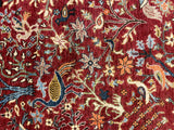 27818-Chobi Ziegler Handmade/Hand-knotted Afghan Rug/Carpet Tribal/Nomadic Authentic/ Size: 9'7" x 8'3" / 292cm x 251cm