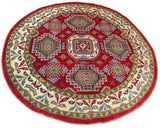 26644 - Kazak Hand-Knotted/Handmade Afghan Tribal/Nomadic Authentic/Size: 6'6" x 6'5"