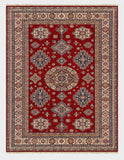 27534-Royal Kazak Hand-Knotted/Handmade Afghan Rug/Carpet Tribal/Nomadic Authentic/ Size: 11'0" x 8'5"/335m x 256cm
