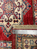 27534-Royal Kazak Hand-Knotted/Handmade Afghan Rug/Carpet Tribal/Nomadic Authentic/ Size: 11'0" x 8'5"/335m x 256cm
