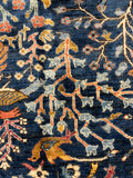 27814-Chobi Ziegler Handmade/Hand-knotted Afghan Rug/Carpet Tribal/Nomadic Authentic/ Size: 11'8" x 9'2" / 351cm x 279cm