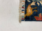 27814-Chobi Ziegler Handmade/Hand-knotted Afghan Rug/Carpet Tribal/Nomadic Authentic/ Size: 11'8" x 9'2" / 351cm x 279cm