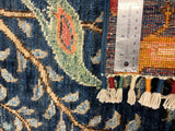 27814-Chobi Ziegler Handmade/Hand-knotted Afghan Rug/Carpet Tribal/Nomadic Authentic/ Size: 11'8" x 9'2" / 351cm x 279cm