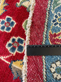 26652 - Kazak Hand-Knotted/Handmade Afghan Tribal/Nomadic Authentic/Size: 10'0" x 10'0"