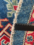 26646 - Kazak Hand-Knotted/Handmade Afghan Tribal/Nomadic Authentic/Size: 6'8" x 6'6"