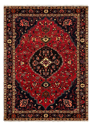 27232- Bakhtiar Hand-Knotted/Handmade Persian Rug/Carpet Traditional Authentic/ Size : 10'3" x 7'4"/313cm x 223cm