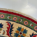26632 - Kazak Hand-Knotted/Handmade Afghan Tribal/Nomadic Authentic/Size: 4'9" x 5'0"