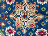 26633 - Kazak Hand-Knotted/Handmade Afghan Tribal/Nomadic Authentic/Size: 5'1" x 5'0"