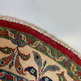 26634 - Kazak Hand-Knotted/Handmade Afghan Tribal/Nomadic Authentic/Size: 4'9" x 4'9"