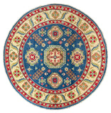 26631 - Kazak Hand-Knotted/Handmade Afghan Tribal/Nomadic Authentic/Size: 5'0" x 5'0"