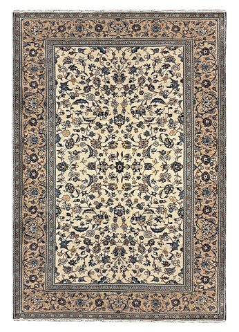 27183-Kashan Hand-Knotted/Handmade Persian Rug/Carpet Traditional/Authentic/Size: 12'2" x 8'2" /370cm x 248cm