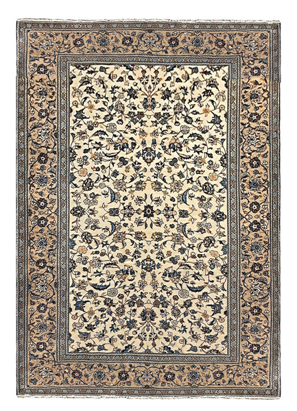 27183-Kashan Hand-Knotted/Handmade Persian Rug/Carpet Traditional/Authentic/Size: 12'2" x 8'2" /370cm x 248cm