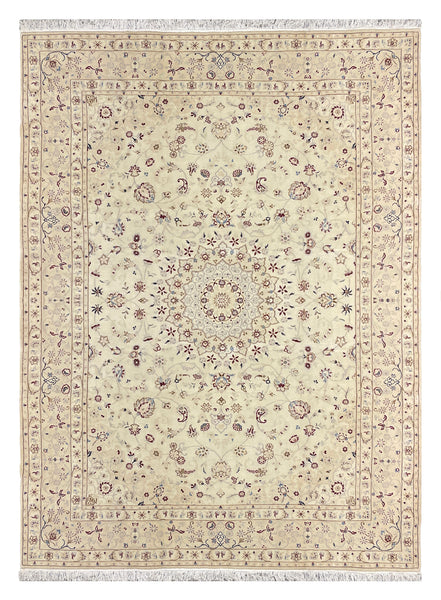 27483-Nain Hand-Knotted/Handmade  Persian Rug/Carpet Traditional Authentic/ Size: 11'10" x 8'5"/361cm x 257cm