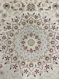 27483-Nain Hand-Knotted/Handmade  Persian Rug/Carpet Traditional Authentic/ Size: 11'10" x 8'5"/361cm x 257cm