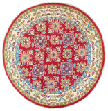 26629 - Kazak Hand-Knotted/Handmade Afghan Tribal/Nomadic Authentic/Size: 5'1" x 4'9"