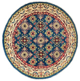 26630 - Kazak Hand-Knotted/Handmade Afghan Tribal/Nomadic Authentic/Size: 5'2" x 5'2"