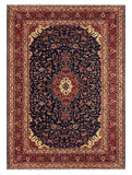 27235-Hamadan Hand-Knotted/Handmade Persian Rug/Carpet Tribal/Nomadic Authentic/ Size: 11'2" x 7'2"/340cm x 218cm