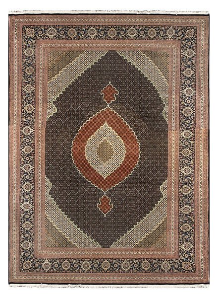 27419- Tabriz Persian Hand-knotted Carpet Authentic/Traditional Carpet/Rug/Size: 11'5" x 8'2"/348cm x 249cm
