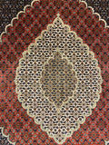 27419- Tabriz Persian Hand-knotted Carpet Authentic/Traditional Carpet/Rug/Size: 11'5" x 8'2"/348cm x 249cm