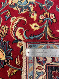 27203-Mashad Hand-Knotted/Handmade Persian Rug/Carpet Traditional Authentic/ Size: 9'1" x 6'3"/278cm x 190cm