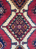 25477-Hamadan Hand-Knotted/Handmade Persian Rug/Carpet Traditional Authentic/ Size: 10'6" x 2'5"