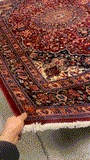 27321-Moud Handmade /Hand-Knotted Persian Rug/Traditional/Carpet Authentic/ Size: 10'1" x 6'7" /307cm x 200cm
