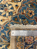 27201- Isfahan Persian Hand-Knotted Authentic/Traditional Carpet/Rug/ Size:13'2" x 8'11"/402cmx 272cm