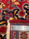 27237-Mashad Hand-Knotted/Handmade Persian Rug/Carpet Traditional Authentic/ Size: 10'1" x 9'7"/308cm x 293cm
