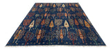 27668- Royal Chobi Ziegler Afghan Hand-Knotted Contemporary/Traditional/Size: 11'10" x 8'10"/361cmx 269cm