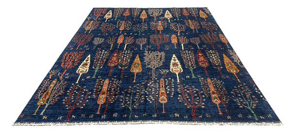 27668- Royal Chobi Ziegler Afghan Hand-Knotted Contemporary/Traditional/Size: 11'10" x 8'10"/361cmx 269cm