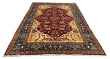 27324-Moud Handmade /Hand-Knotted Persian Rug/Traditional/Carpet Authentic/ Size: 9'9" x 6'4" /295cm x 193cm