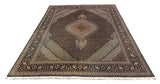 27420- Tabriz Persian Hand-knotted Carpet Authentic/Traditional Carpet/Rug/Size: 11'5" x 8'2"/348cm x 249cm