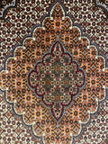 27420- Tabriz Persian Hand-knotted Carpet Authentic/Traditional Carpet/Rug/Size: 11'5" x 8'2"/348cm x 249cm