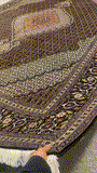 27420- Tabriz Persian Hand-knotted Carpet Authentic/Traditional Carpet/Rug/Size: 11'5" x 8'2"/348cm x 249cm