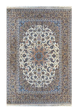 26737- Isfahan Persian Hand-Knotted Authentic/Traditional Carpet/Rug/Silk base/ Size: 10'8'' x 6'9''