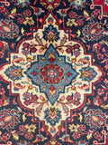 27489-Kashan Hand-Knotted/Handmade Persian Rug/Carpet Traditional/Authentic/Size: 12'9" x 9'6" /389cm x 290cm