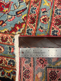 27489-Kashan Hand-Knotted/Handmade Persian Rug/Carpet Traditional/Authentic/Size: 12'9" x 9'6" /389cm x 290cm