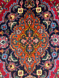 27301-Mashad Hand-Knotted/Handmade Persian Rug/Carpet Traditional Authentic/ Size: 9'3" x 8'1"/283cm x 247cm
