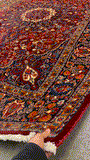 27205-Mashad Hand-Knotted/Handmade Persian Rug/Carpet Traditional Authentic/ Size: 9'11" x 6'7"/303cm x 202cm
