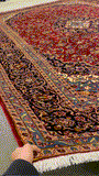 27488-Kashan Hand-Knotted/Handmade Persian Rug/Carpet Traditional/Authentic/Size: 13'1" x 9'8" /399cm x 295cm