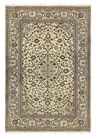 27492-Kashan Hand-Knotted/Handmade Persian Rug/Carpet Traditional/Authentic/Size: 9'8" x 6'6" /295cm x 198cm