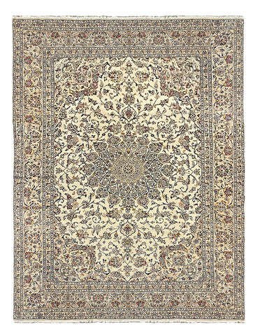 27494-Kashan Hand-Knotted/Handmade Persian Rug/Carpet Traditional/Authentic/Size: 10'6" x 7'9" /320cm x 236cm