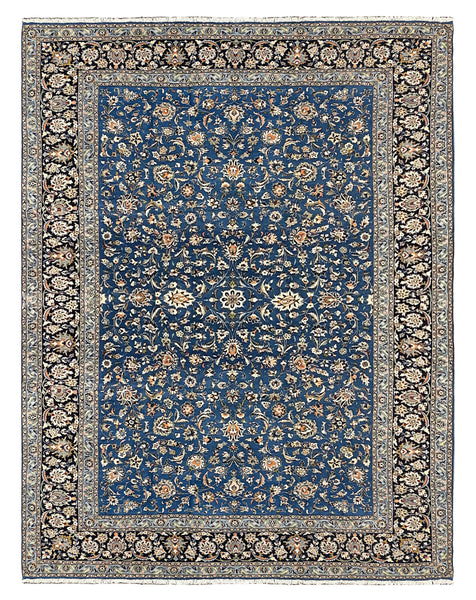 27407-Kashan Hand-Knotted/Handmade Persian Rug/Carpet Traditional/Authentic/Size:  12'4" x 9'4" /376cm x 284cm