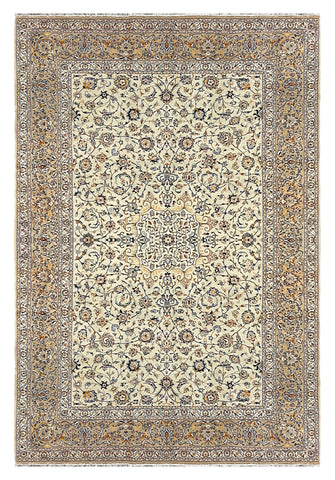27198-Kashan Hand-Knotted/Handmade Persian Rug/Carpet Traditional/Authentic/Size: 12'4" x 8'8" /375cm x 264cm
