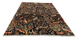 27816-Chobi Ziegler Handmade/Hand-knotted Afghan Rug/Carpet Tribal/Nomadic Authentic/ Size: 9'7" x 6'8" / 292cm x 203cm