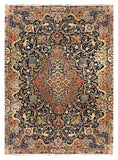 27316-Mashad Hand-Knotted/Handmade Persian Rug/Carpet Traditional Authentic/ Size: 11'1" x 7'11"/337cm x 241cm